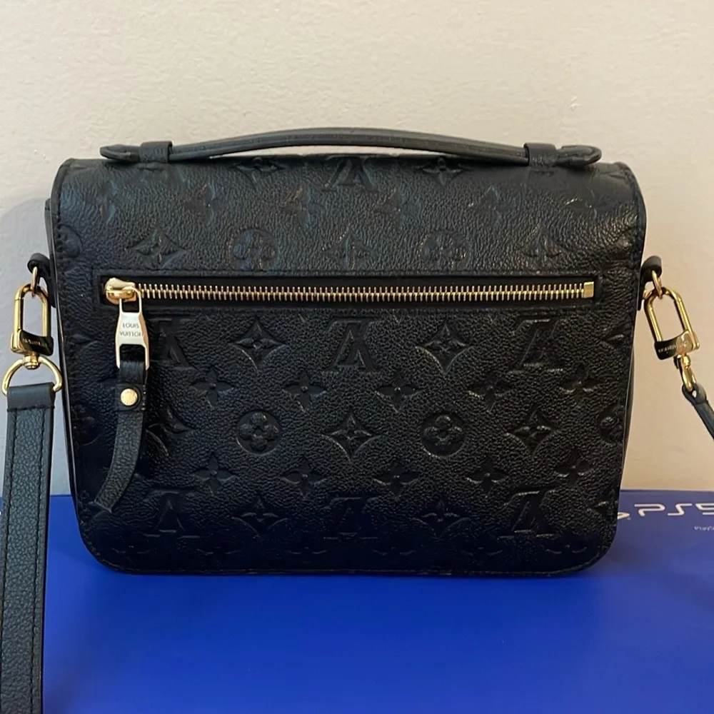 Louis Vuitton Monogram Empreinte Pochette Métis-Black - Picture 2 of 15